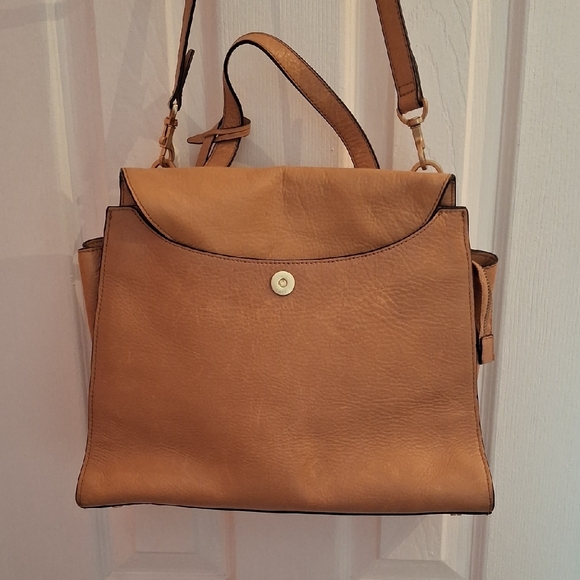 Kate Spade Saturday  Tan Leather Satchel - Picture 1 of 14